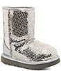 Color:Silver - Image 1 - Girls' Classic II Gel Hearts Boots (Youth)