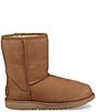 Color:Chestnut - Image 2 - UGG® Kids' Classic Short II Waterproof Cold Weather Boots (Youth)