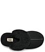 Color:Black - Image 5 - Kids' Cozy II Suede Slip-On Slippers (Youth)