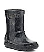 UGG Girls' Drizlita Glitter Rain Boots (Infant) | Dillard's