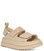 Color:Sea Salt - Image 1 - Girls' GoldenGlow Chunky Sandals (Youth)