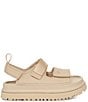 Color:Sea Salt - Image 2 - Girls' GoldenGlow Chunky Sandals (Youth)