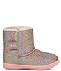 Color:Metallic Rainbow - Image 2 - UGG® Girls' Keelan Glitter Boot Crib Shoes (Infant)
