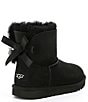 Color:Black - Image 2 - Girls' Mini Bailey Bow II Water Resistant Boots (Toddler)
