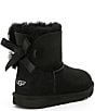 Color:Black - Image 2 - Girls' Mini Bailey Bow II Water Resistant Boots (Youth)