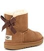 Color:Chestnut - Image 2 - Girls' Mini Bailey Bow II Water Resistant Boots (Youth)