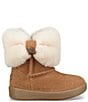 Color:Chestnut - Image 2 - Girls' Ramona Suede Crib Boots (Infant)