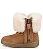 Color:Chestnut - Image 4 - Girls' Ramona Suede Crib Boots (Infant)