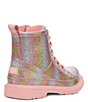 Color:Metallic Rainbow - Image 3 - Girls' Robley Glitter Boot (Youth)