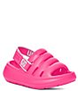 Color:Taffy Pink - Image 1 - UGG® Girls' Sport Yeah Slides (Infant)