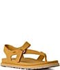 UGG® Goldengaze Suede Toe Post Ankle Strap Sandals - Image 1