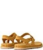 UGG® Goldengaze Suede Toe Post Ankle Strap Sandals - Image 6