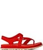 UGG® Goldengaze Suede Toe Post Ankle Strap Sandals - Image 2