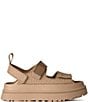 UGG GoldenGlow Embossed Banded Hook-and-Loop Platform Sandals - Image 2