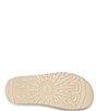 Color:Chestnut - Image 6 - Goldenstar Cross Slide Suede Platform Sandals