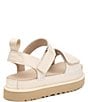 Color:Jasmine - Image 3 - Goldenstar Leather Thick Strap Chunky Sandals