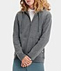 Color:Charcoal Heather - Image 1 - UGG® Gordon Long-Sleeve Double Knit Fleece Hoodie