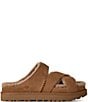 UGG Greenport Suede Cross Strap Platform Slide Sandals - Image 2