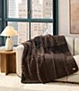 UGG Harlan Textured Patchwork Design Throw Blanket - Image 1