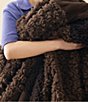 UGG Harlan Textured Patchwork Design Throw Blanket - Image 4