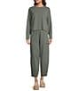 UGG Hayvie Long Sleeve Crew Neck Textured Knit Oversized Coordinating Pullover - Image 3