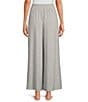 Color:Grey Heather - Image 2 - UGG® Holsey Peached Knit Wide-Leg Lounge Pants
