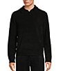 UGG UGG® Hughes Long Sleeve Cozy Knit Lounge Pullover, Color:Black - Image 1