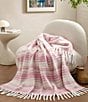 UGG Joana Striped Fringe Trim Throw Blanket - Image 1