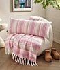 UGG Joana Striped Fringe Trim Throw Blanket - Image 6
