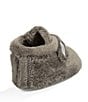 Color:Charcoal - Image 4 - Kids' Bixbee Crib Shoe And Lovey Blanket Washable Gift Set (Infant)