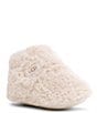 Color:Natural - Image 1 - Kids' Bixbee Curly Fur Crib Shoes (Infant)
