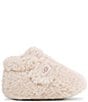 Color:Natural - Image 2 - Kids' Bixbee Curly Fur Crib Shoes (Infant)