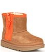 Color:Chestnut - Image 1 - Kids' Classic Mini Zipper Tape Boots (Youth)