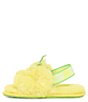 Color:Pineapple - Image 4 - UGG® Kids' Fluff Yeah Pineapple Slip-Ons (Toddler)