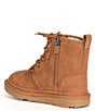 Color:Chestnut - Image 3 - UGG® Kids' Neumel Suede Lace-Up Water Resistant Boots (Youth)