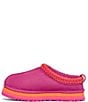 Color:Raspberry Multi - Image 4 - Kids' Tazz Suede Platform Slippers (Youth)