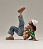 UGG Kids' Tazz Suede Platform Slippers (Youth), Chestnut - Image 10