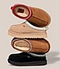 UGG Kids' Tazz Suede Platform Slippers (Youth), Chestnut - Image 11