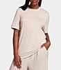 Color:Oatmeal Heather - Image 1 - Kline Peached Knit Nightshirt