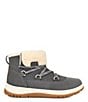Color:Charcoal - Image 2 - Lakesider Heritage Waterproof Suede Lace-Up Booties