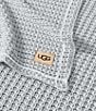 UGG Luna Waffle Knit Throw Blanket, Color:Stone - Image 3