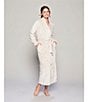 UGG UGG® Marlow Long Sleeve Double Fleece Long Wrap Cozy Robe, Color:Moon - Image 4