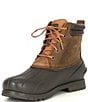 Color:Chestnut - Image 4 - Men's Gatson Waterproof Leather Lace-Up Cold Weather Boots