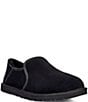 Color:Black - Image 1 - Men's Kenton Suede Slippers