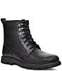 Color:Black - Image 1 - UGG® Men's Kirkson Waterproof Leather Lace-Up Boots