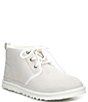 Color:White - Image 1 - Men's Neumel Classic Fur Lined Suede Lace-Up Chukka Boots