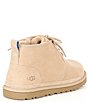 Color:Sand/Santorini - Image 2 - UGG® Men's Neumel Classic Fur Lined Suede Lace-Up Chukka Boots