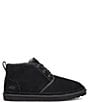 Color:Black - Image 2 - Men's Neumel Classic Fur Lined Suede Lace-Up Chukka Boots