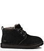 Color:Black - Image 2 - UGG® Men's Neumel Classic Fur Lined Suede Lace-Up Chukka Boots
