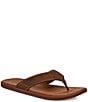 UGG Men's Seaside Leather Flip Flops | Dillard's